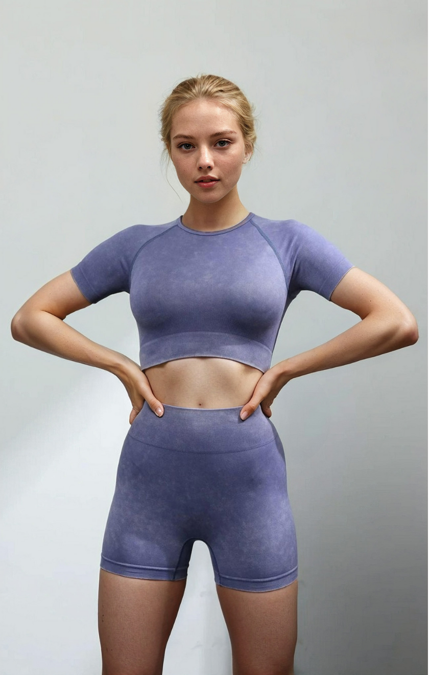 Amy seamless yoga short co-ord