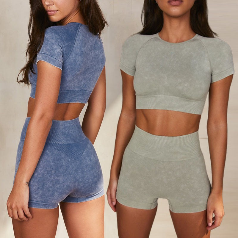 Amy seamless yoga short co-ord